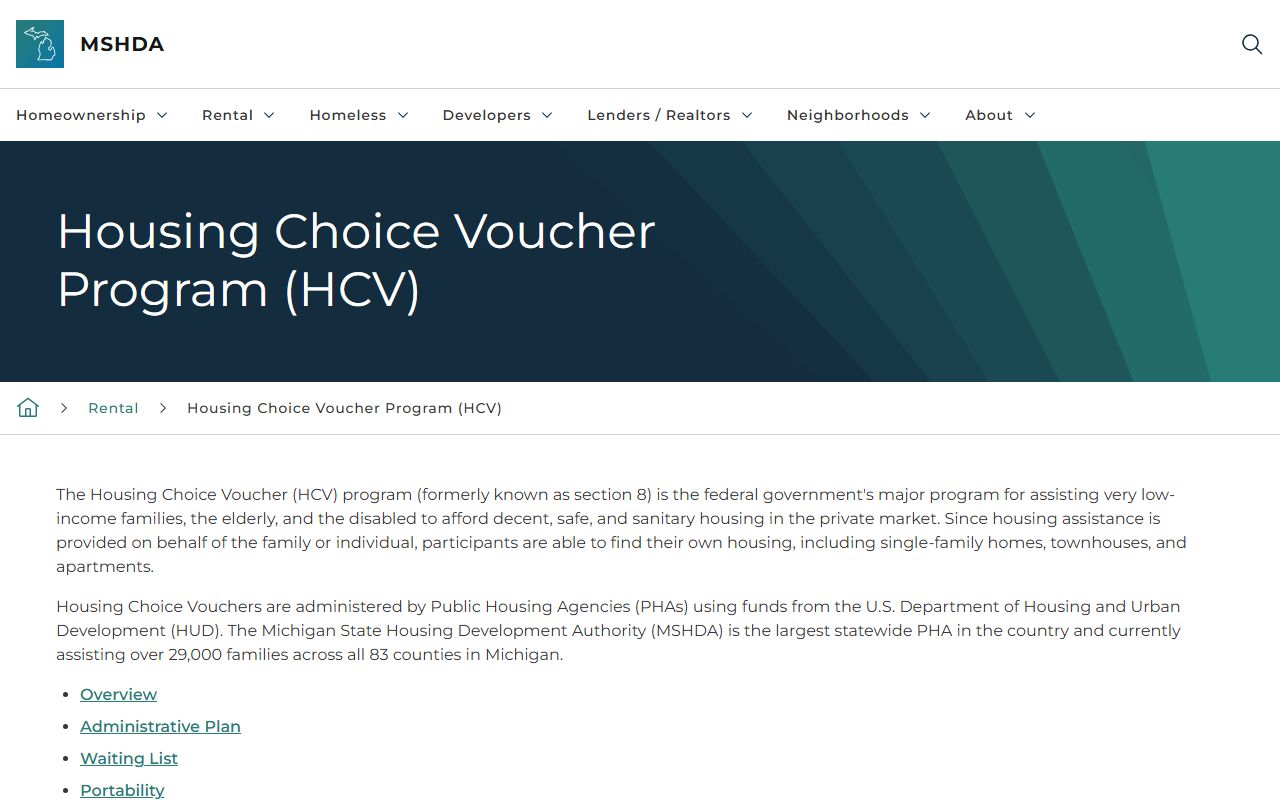 Michigan Sex Offender Registry search page